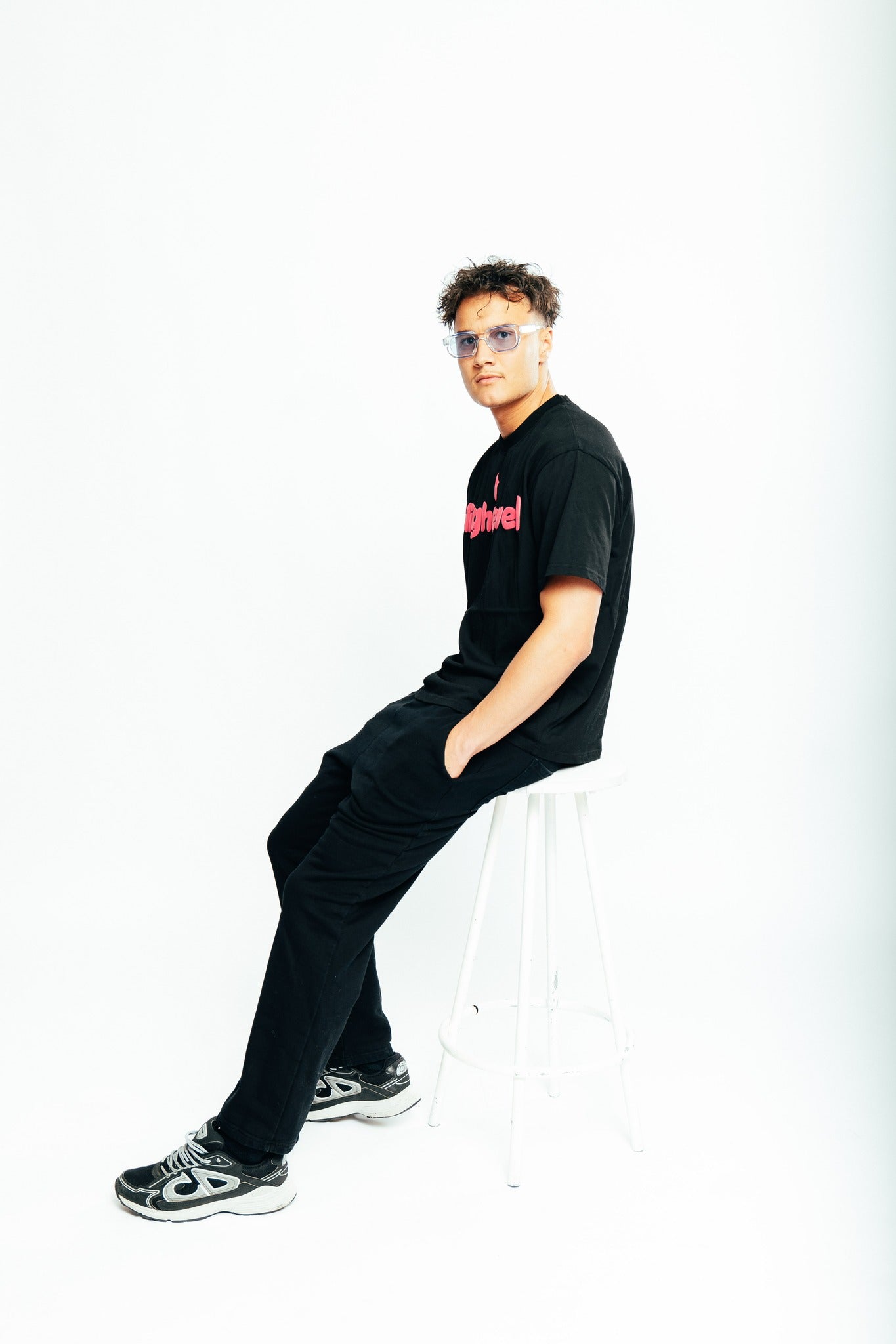 Tee-Shirt Noir "HighLevel"