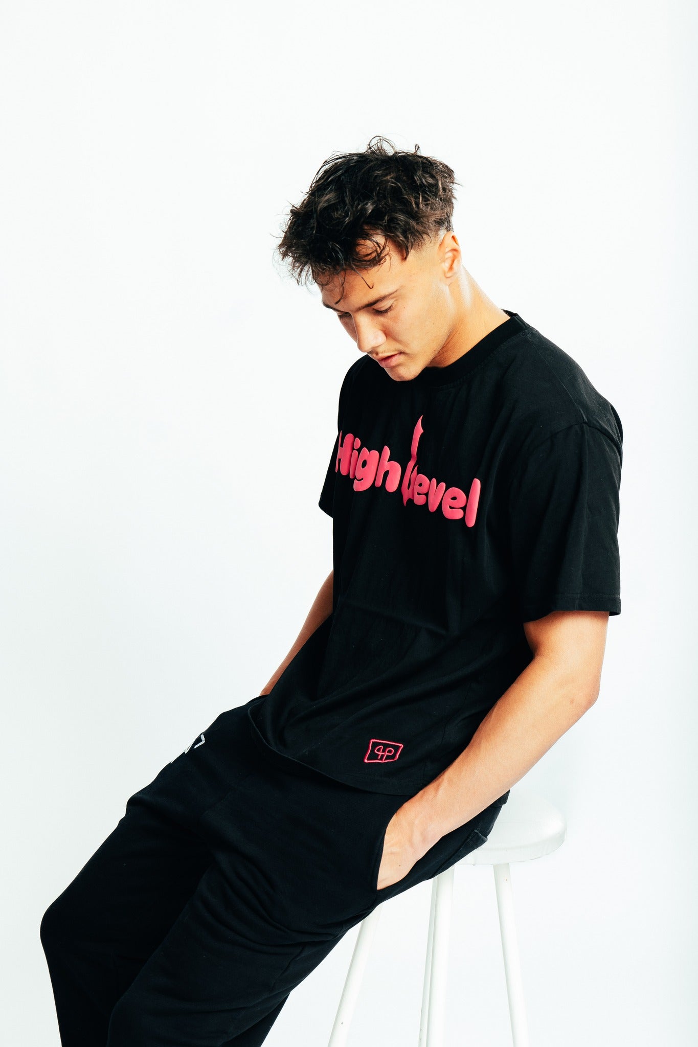 Tee-Shirt Noir "HighLevel"