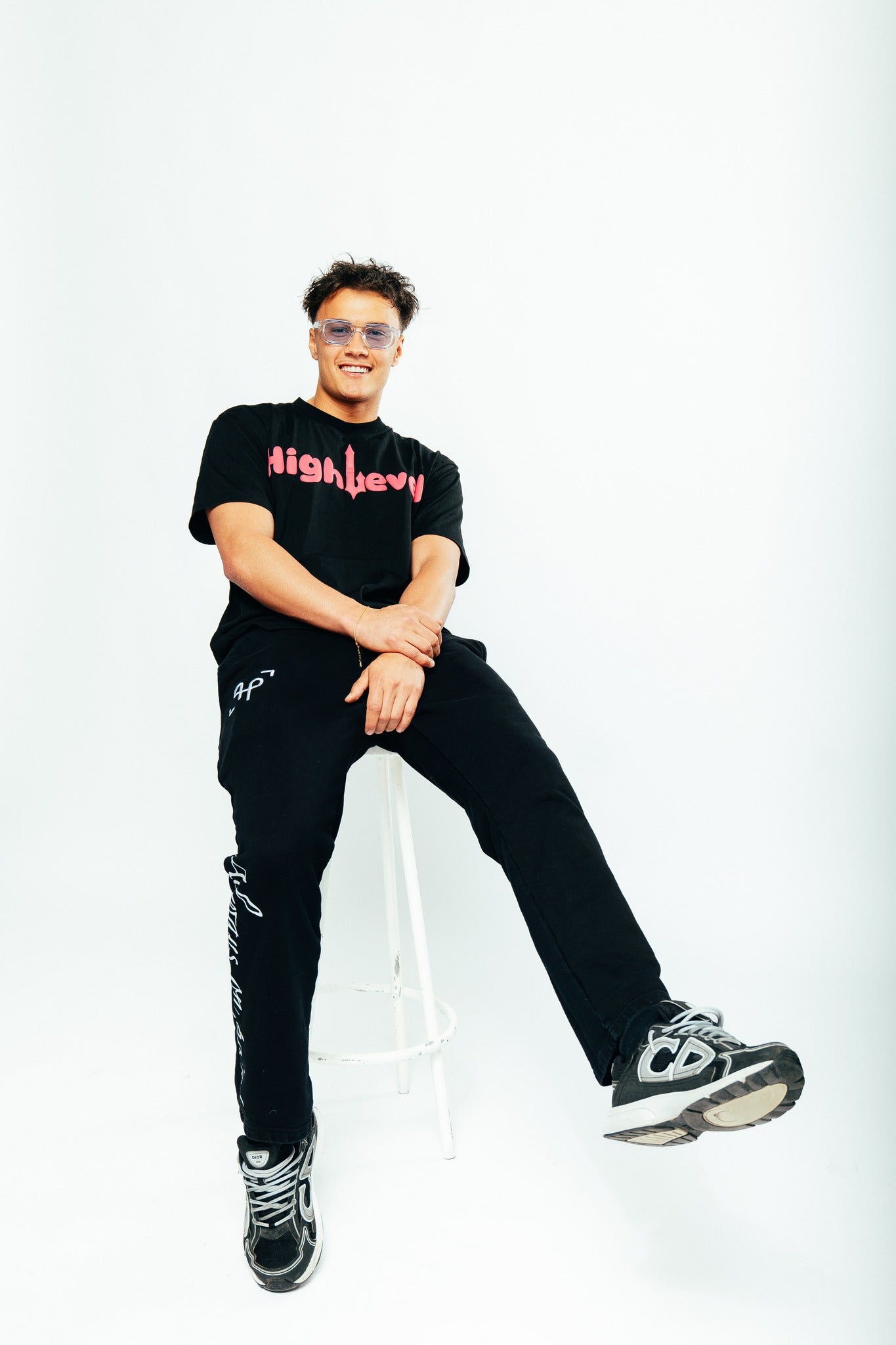 Tee-Shirt Noir "HighLevel"